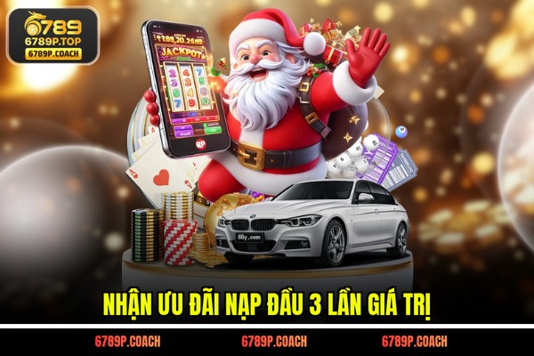 Nhận ưu đãi nạp đầu 3 lần giá trị