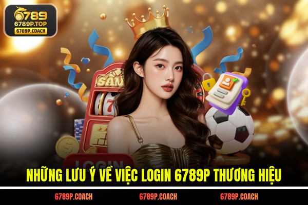Những lưu ý về việc login 6789P thương hiệu